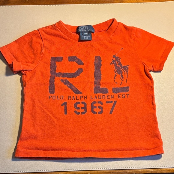 Polo Ralph Lauren Other - Polo by Ralph Lauren Kids Bright Orange Tee